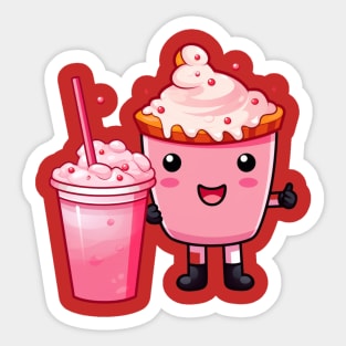 kawaii Ice cream  T-Shirt cute Candy food gilrl Sticker